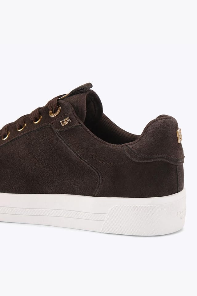 KG Kurt Geiger KG Kurt Geiger Women's 'Lillian2' Suede Trainers in Brown - 3