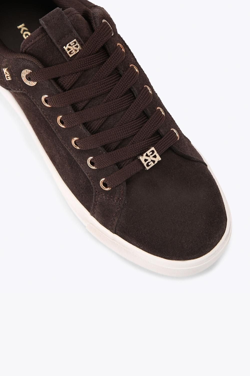 KG Kurt Geiger KG Kurt Geiger Women's 'Lillian2' Suede Trainers in Brown - 4