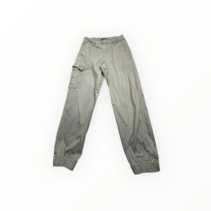 Cotton On Cotton On Cargo Jogger Pants Womens 6 Green Utility Sage Green Elastic Cuff