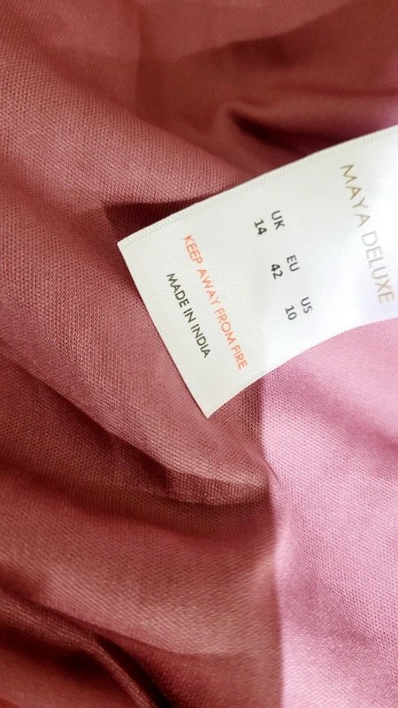 Maya Deluxe Maya Deluxe Size 14 Dusky pink salmon sequin mesh ball prom dress long - 1