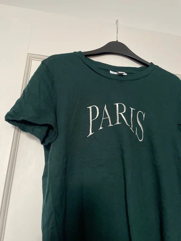 ASOS Topshop jade green ‘paris’ tshirt