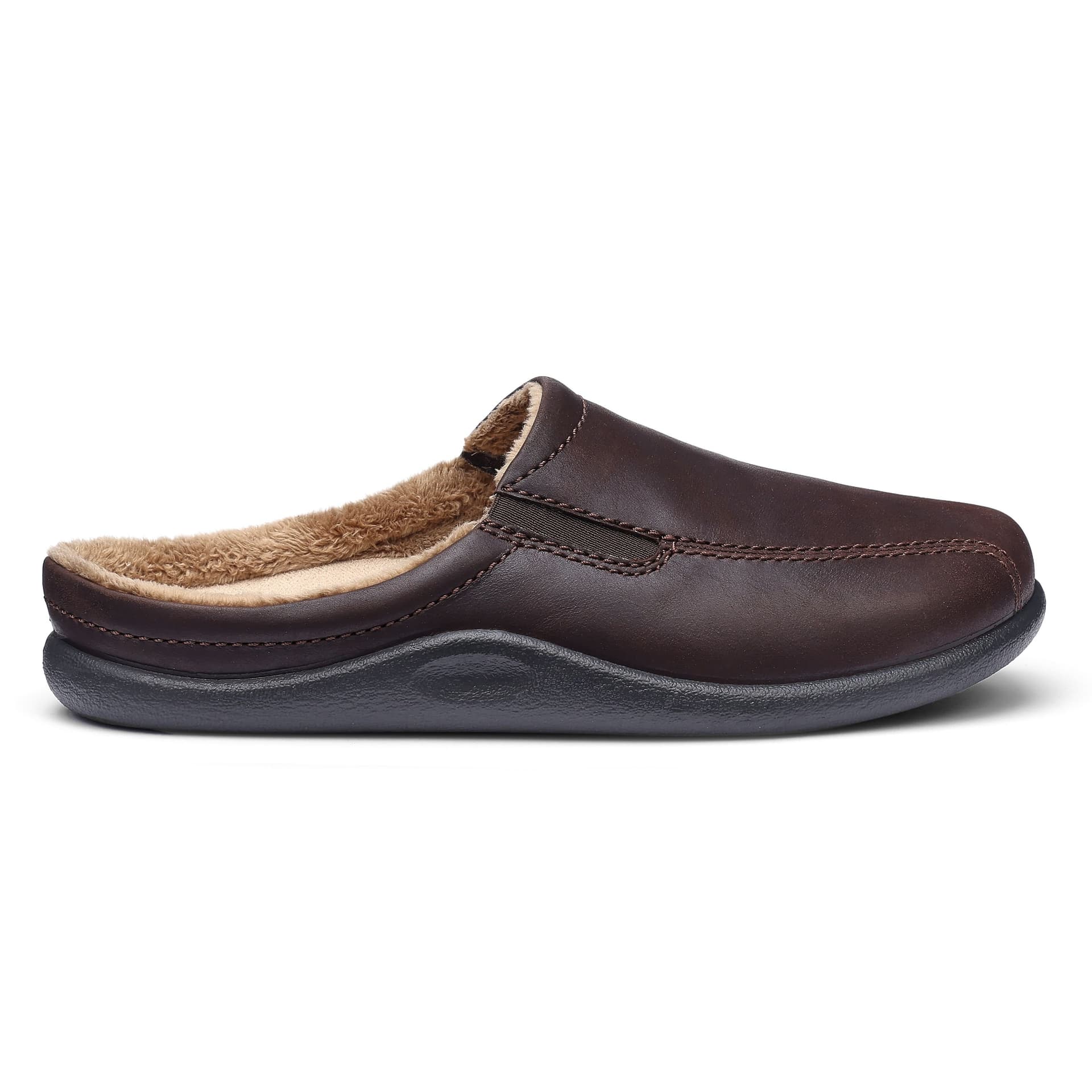 Hotter Hotter Men's 'Slide' Slippers in Dark Brown