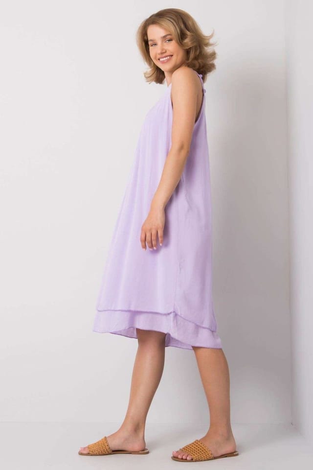 Love Lace Love Lace Women's Summer Daydress Loose Straps in Violet - 3
