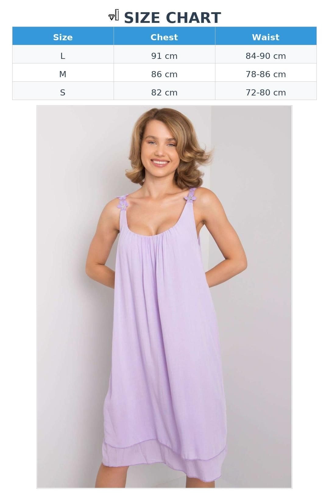 Love Lace Love Lace Women's Summer Daydress Loose Straps in Violet - 4