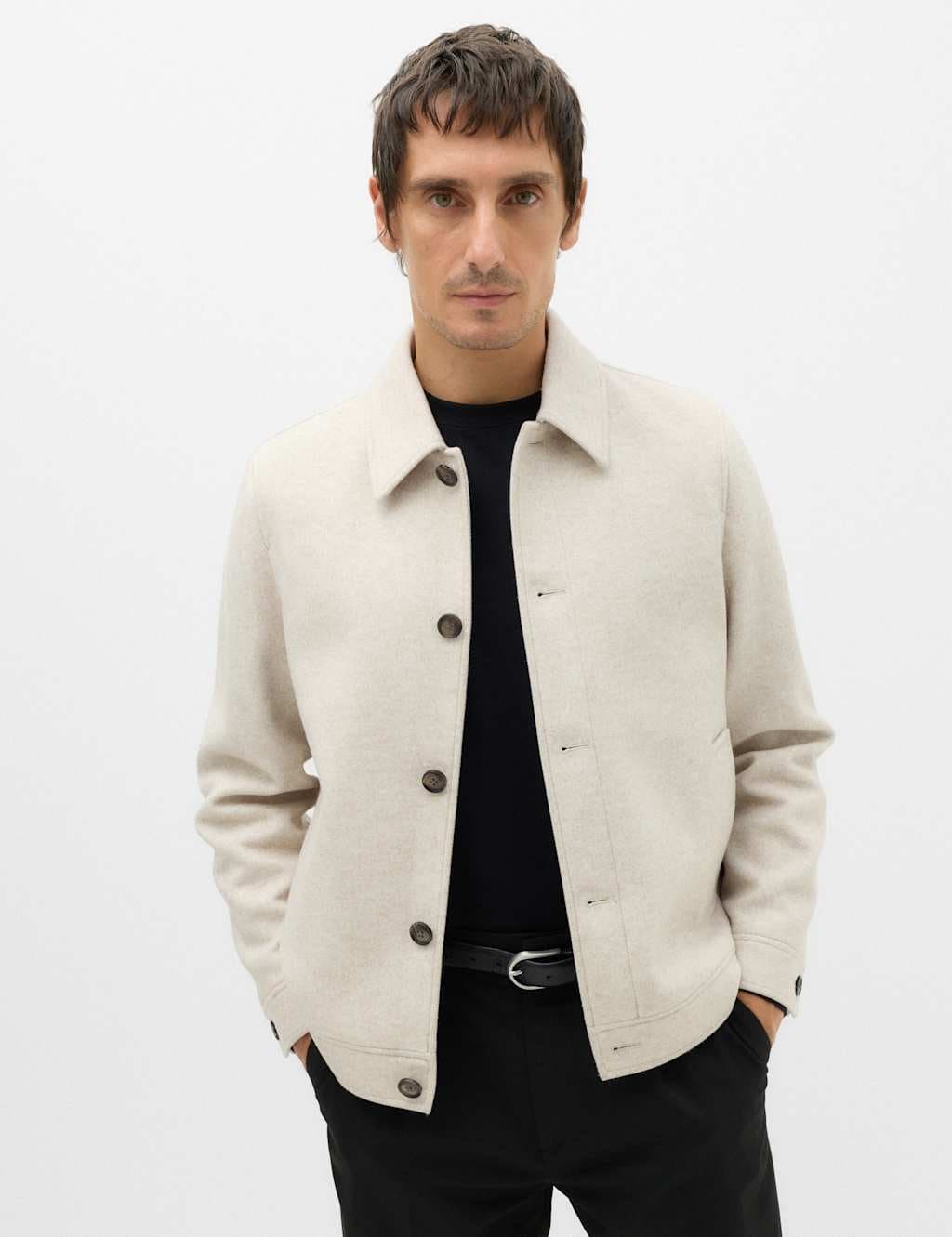 Marks & Spencer M&S Button Through Jacket Winter White
