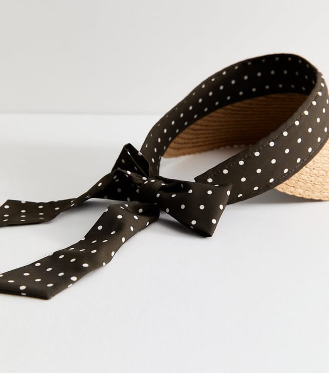 New Look Stone Straw Visor Scarf New Look - 3