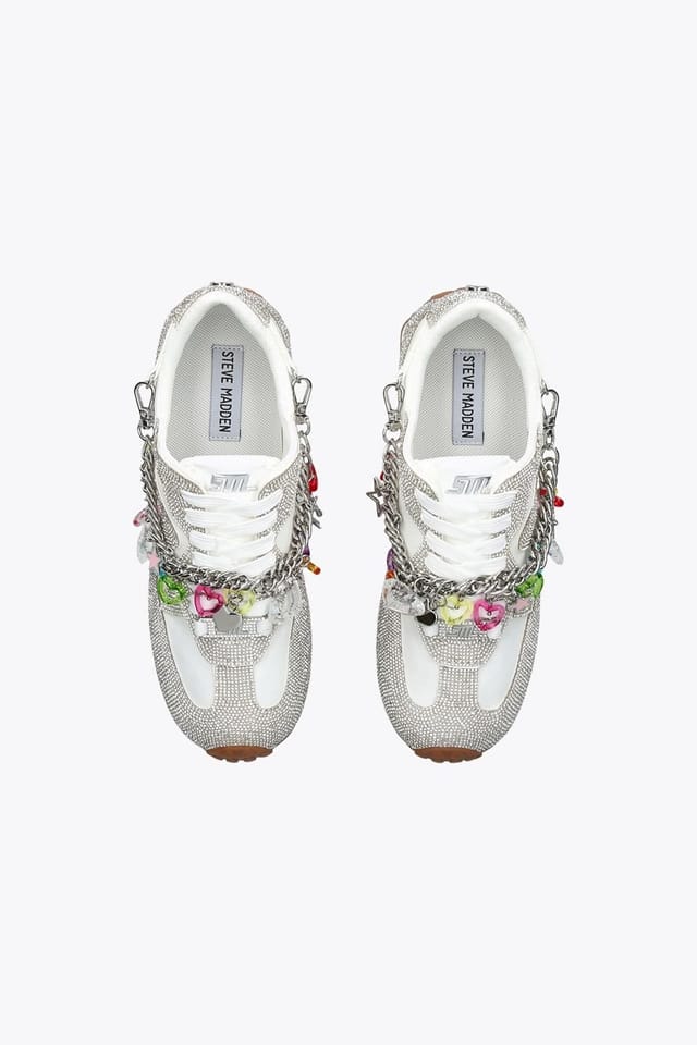Steve Madden STEVE MADDEN Women's 'Cameos' Trainers in White - 2