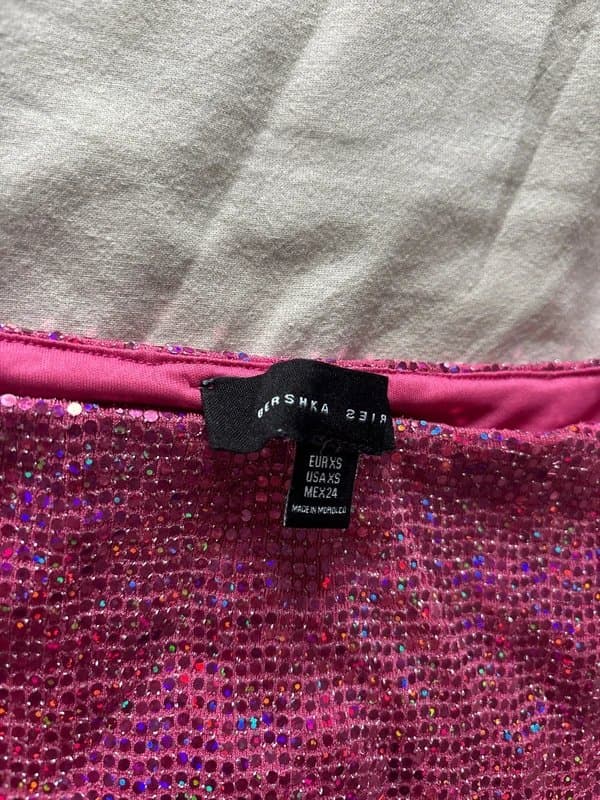 Bershka Bershka Sequin Mini Skirt