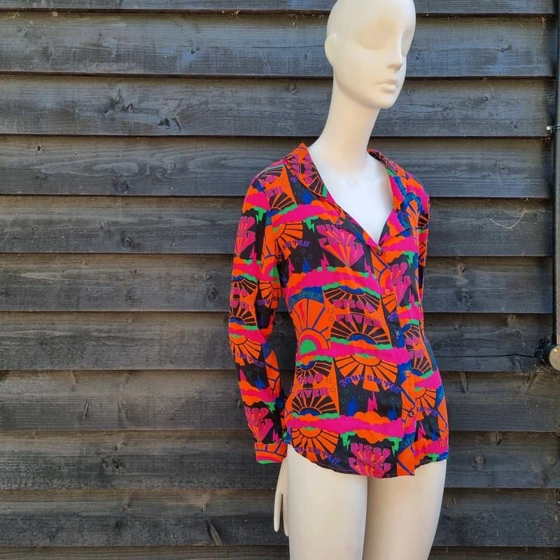 Never Fully Dressed Never Fully Dressed Disco Shirt  Disco Fever Soul Sistah Size 12