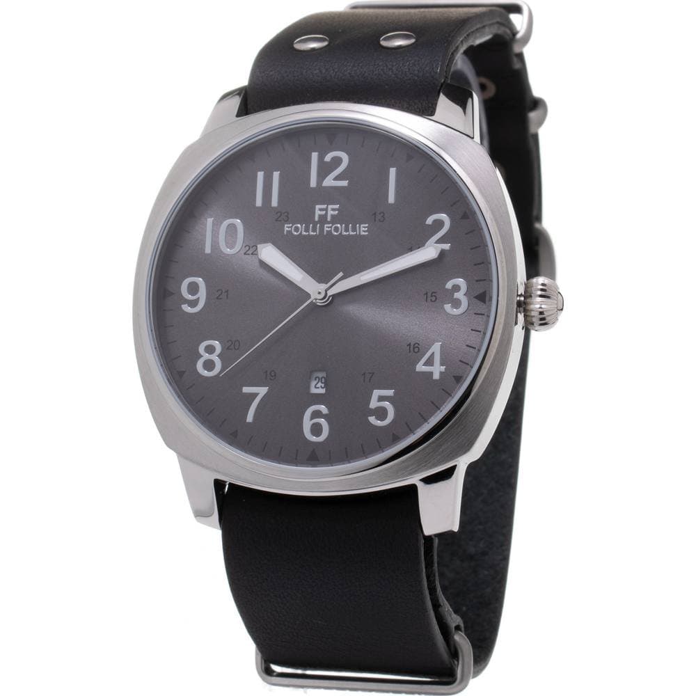 Folli Follie Folli Follie Men's WT14T001SDN 40mm Quartz Watch in Black