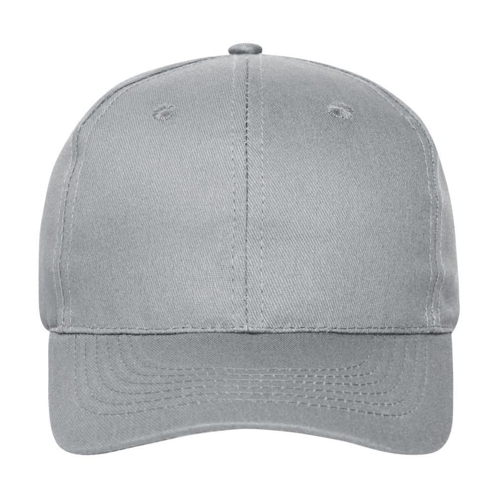 Myrtle Beach Myrtle Beach Men's 6 Panel Cotton Baseball Cap in Light Grey