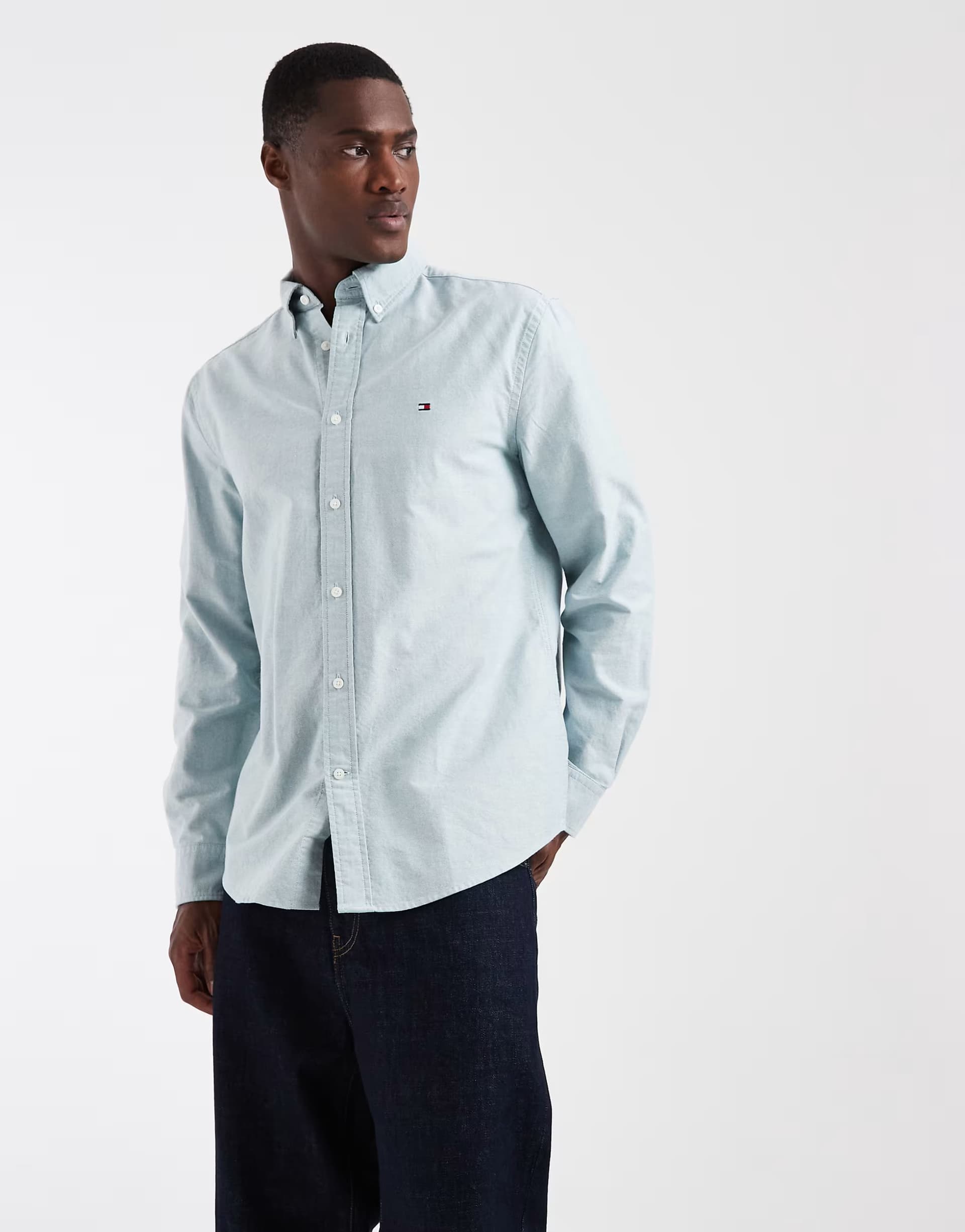 ASOS Tommy Hilfiger regular fit oxford shirt in light green