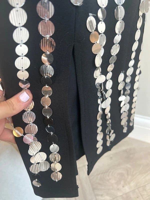 Monsoon New (shop floor) Monsoon sequin party jumpsuit UK M- RRP £300