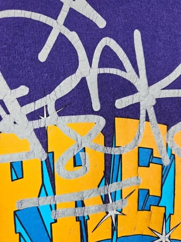 Supreme Supreme x IRAK – Purple Graffiti Logo Tee – Size M – Made in USA