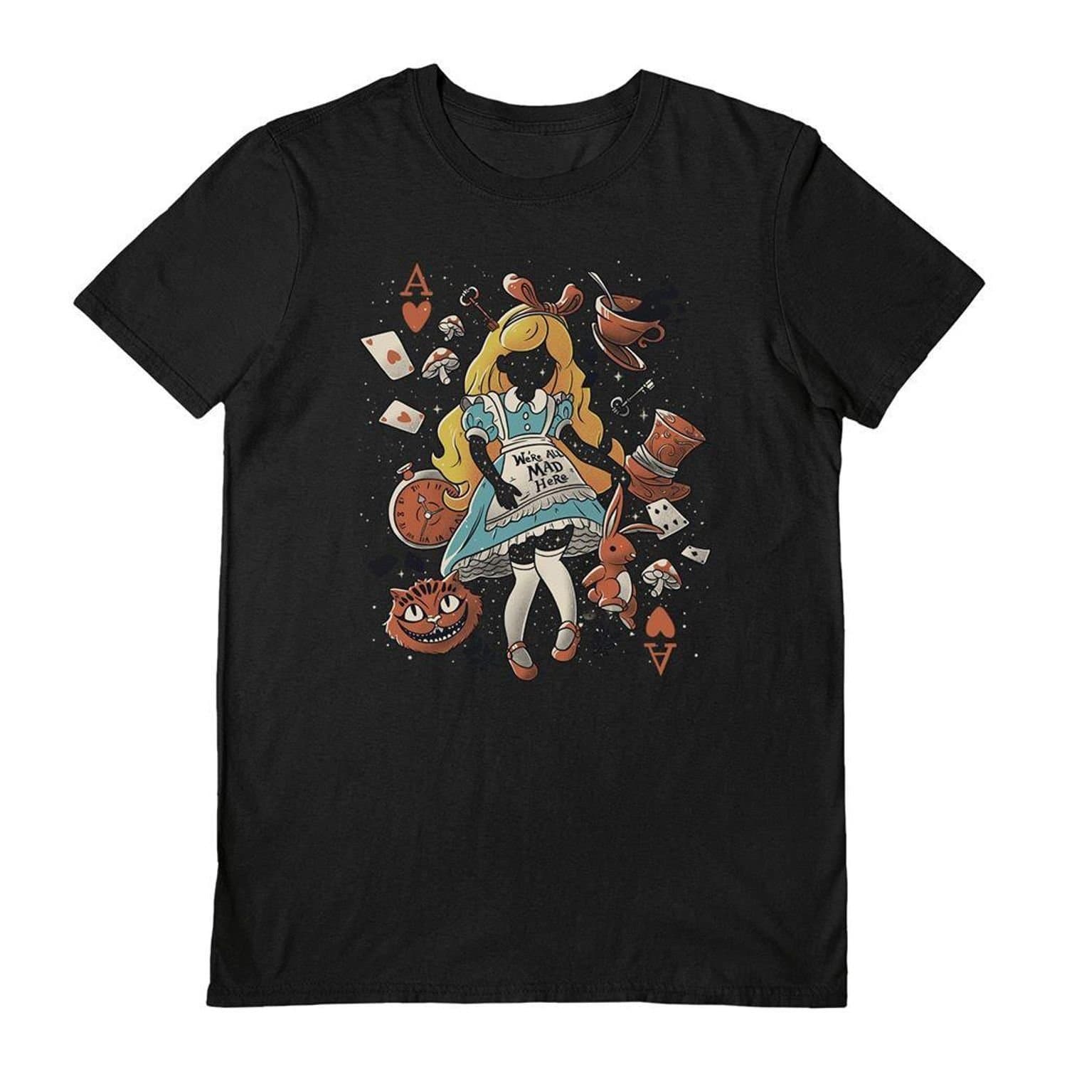 EduEly EduEly Men's Wonderland T-Shirt in Black