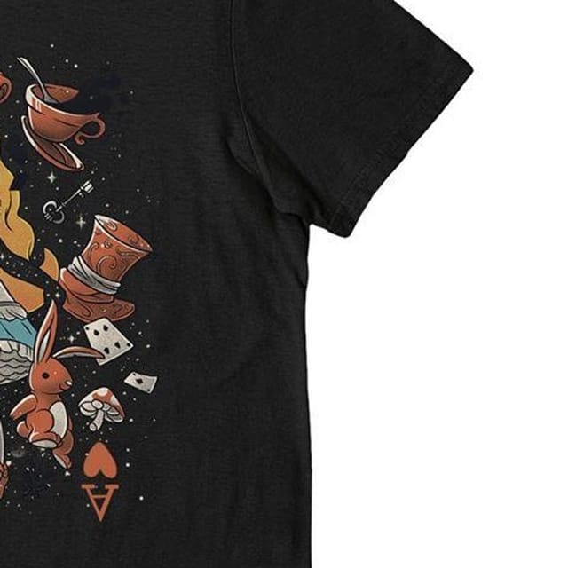 EduEly EduEly Men's Wonderland T-Shirt in Black - 2