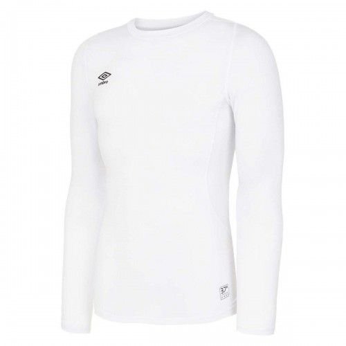 Umbro Umbro Men's Core Crew Neck Long-Sleeved Base Layer Top in White - 3