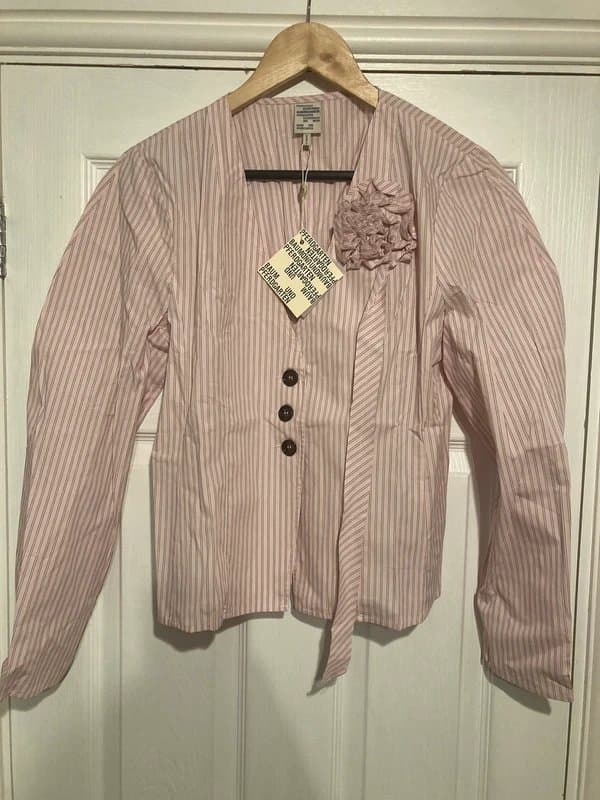 Baum und Pferdgarten Baum und Pferdgarten Millea Lilac Snow Stripe Blouse BNWT Size 40 UK 12