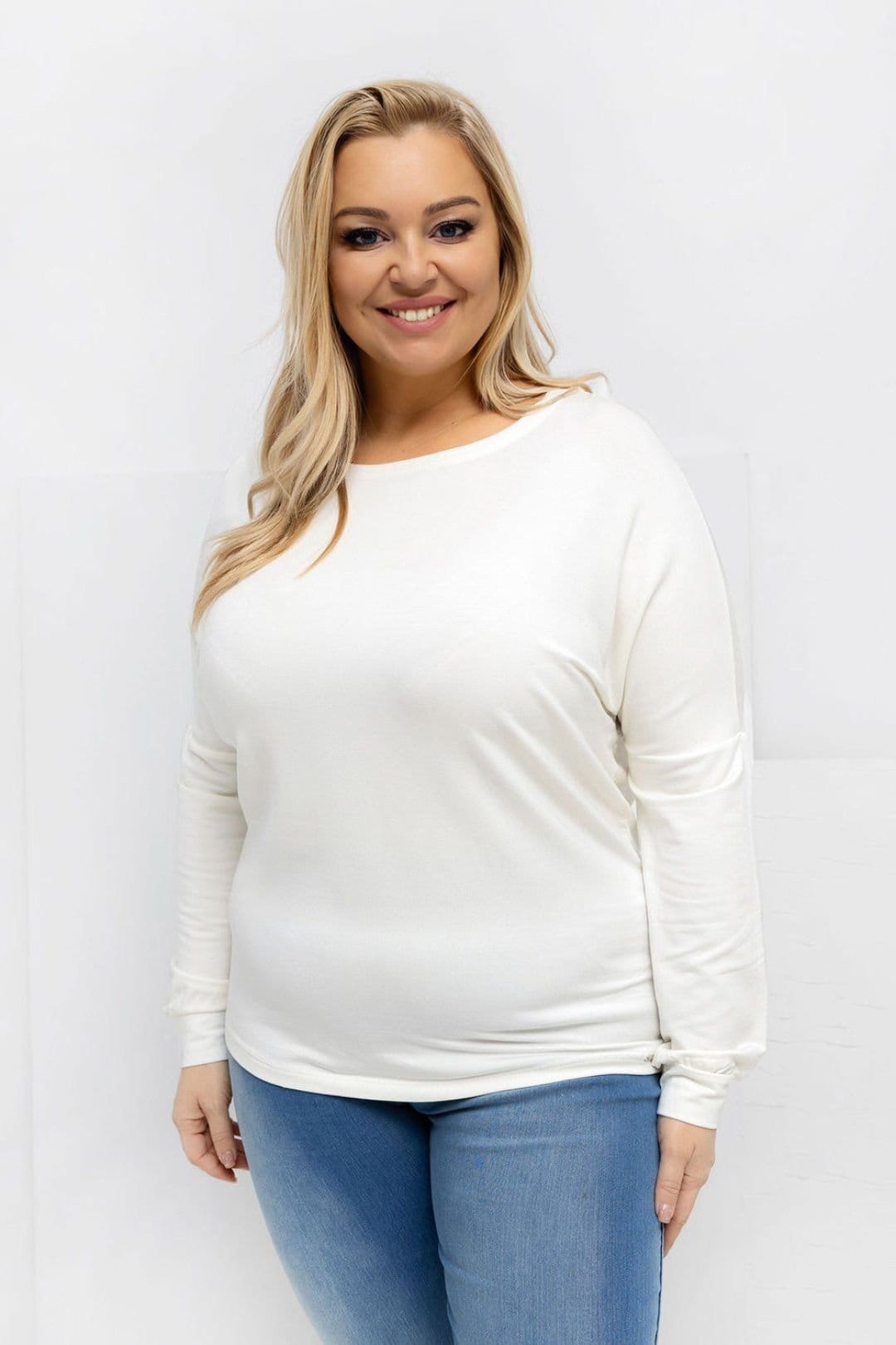 Love Lace Women's Plus Size Beige Micro Modal Blouse