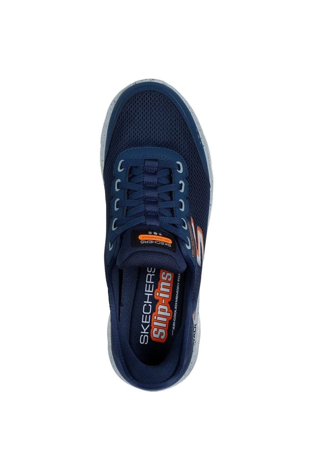 Skechers Skechers Men's GO WALK Flex Trainers in Navy - 3