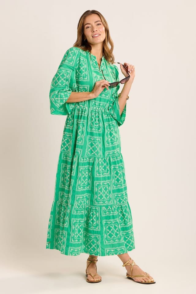 Brakeburn Brakeburn Women's CLARISA DRESS in Green - 2