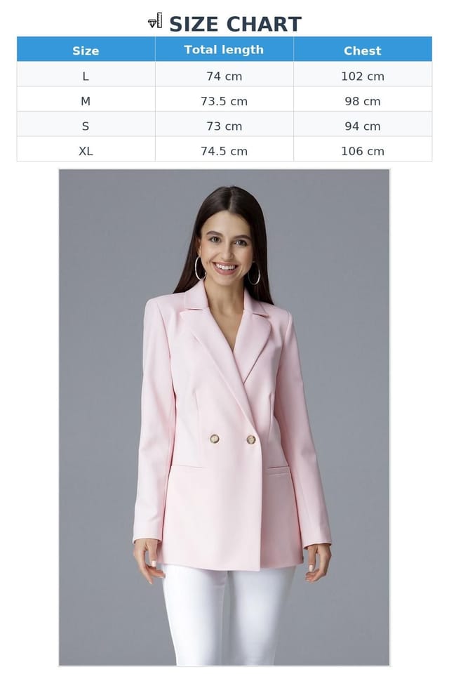 Love Lace Love Lace Women's Elegant Fitted V Neck Waist Jacket in Pink - 3