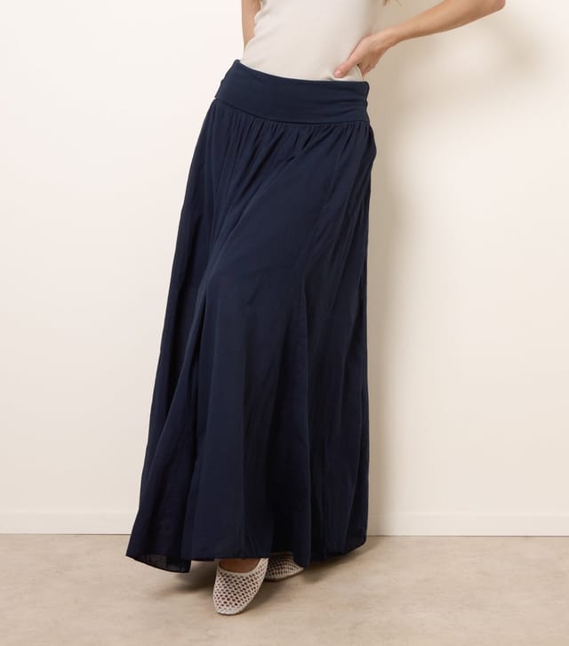 Blue Vanilla Women's Navy Jersey Maxi Skirt Blue Vanilla New Look - 2