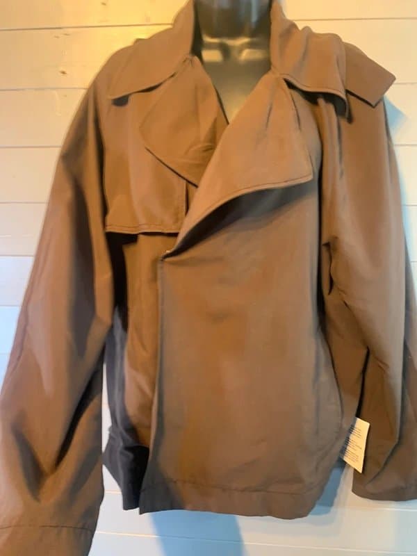 ASOS On Trend BNWT Brown Lightweight Trench Jacket ASOS Design Size M UK 14 16
