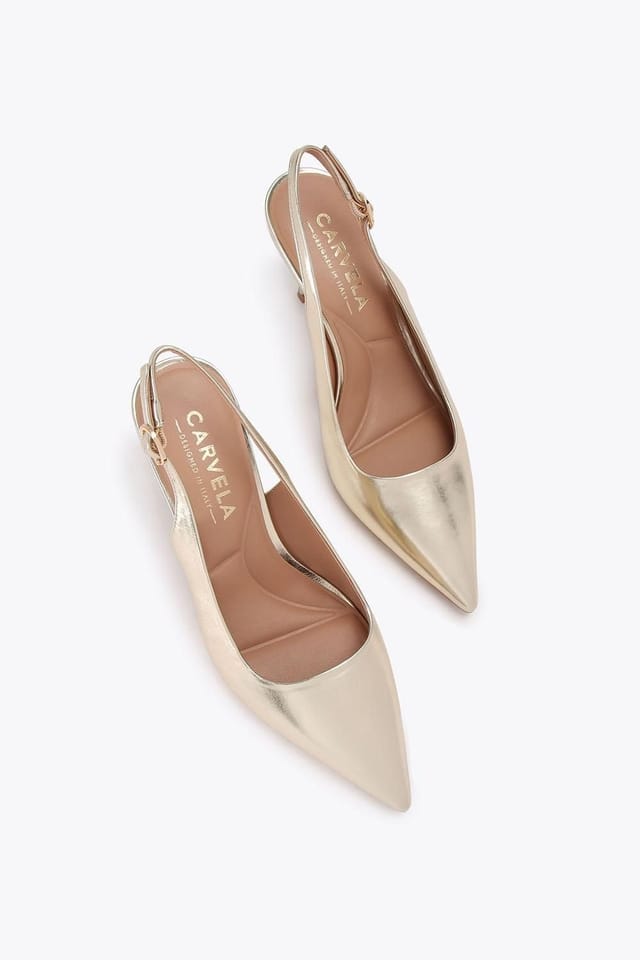 Carvela Carvela Women's 'Spirit Sling' Heels in Gold - 2