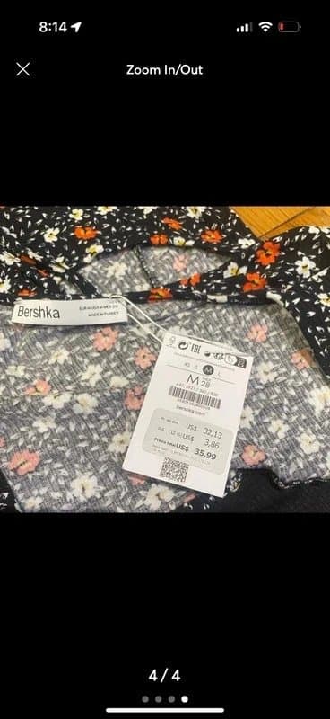 Bershka Open back summer dress