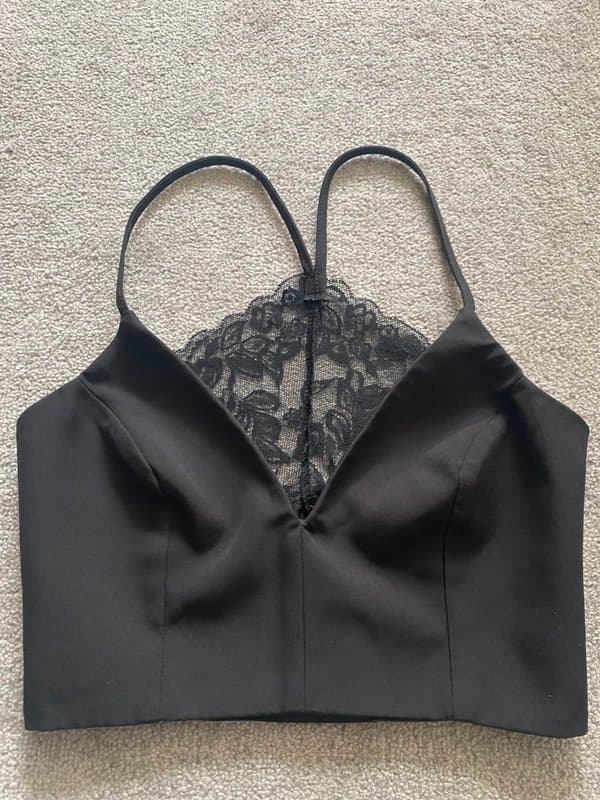 ASOS ASOS black lace bralet size 8