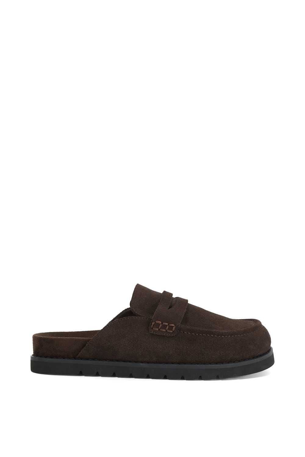 Dune London Dune London Women's 'Goldens' Suede Mules in Brown