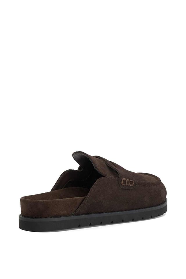 Dune London Dune London Women's 'Goldens' Suede Mules in Brown - 3