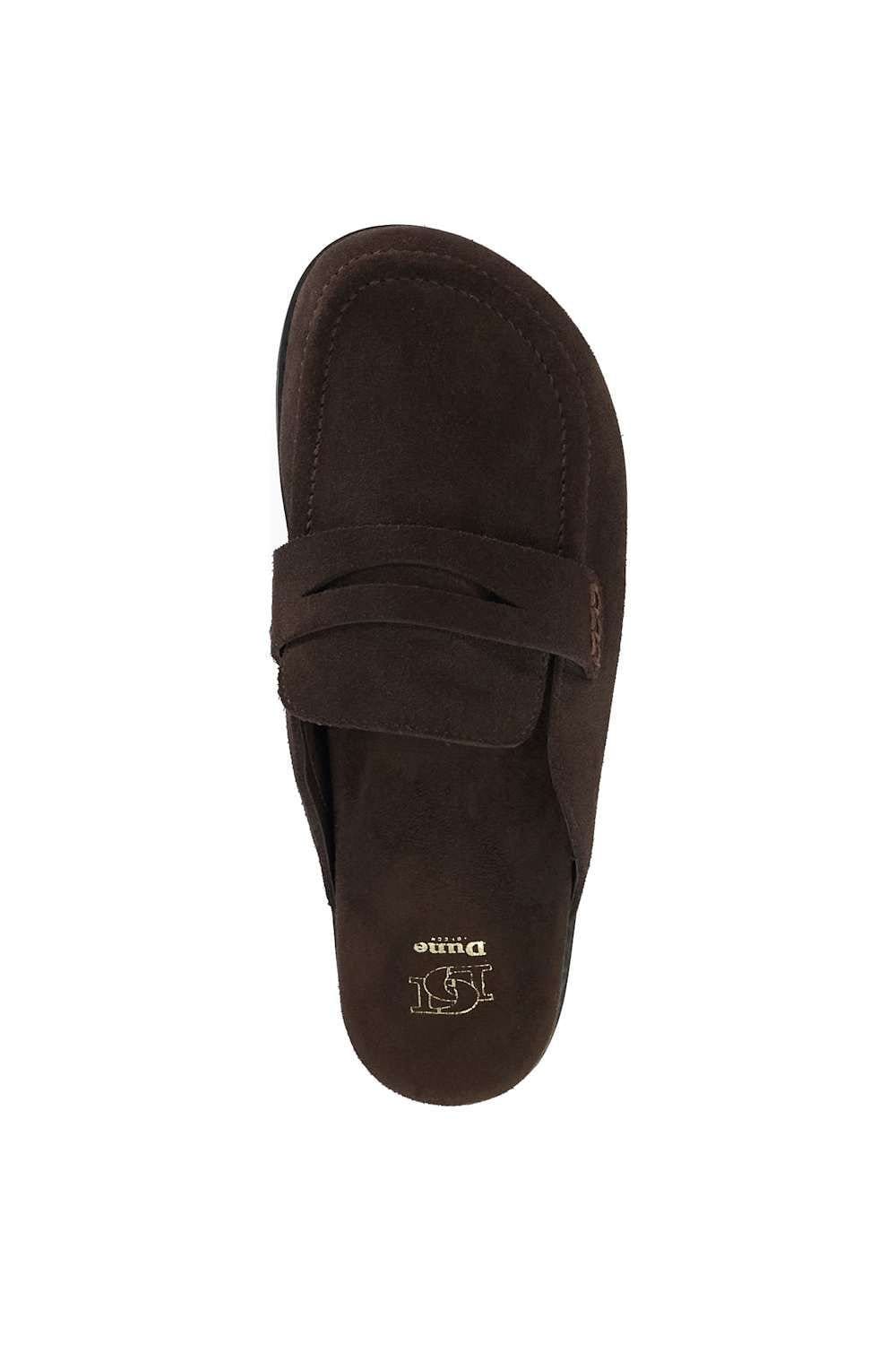 Dune London Dune London Women's 'Goldens' Suede Mules in Brown - 4