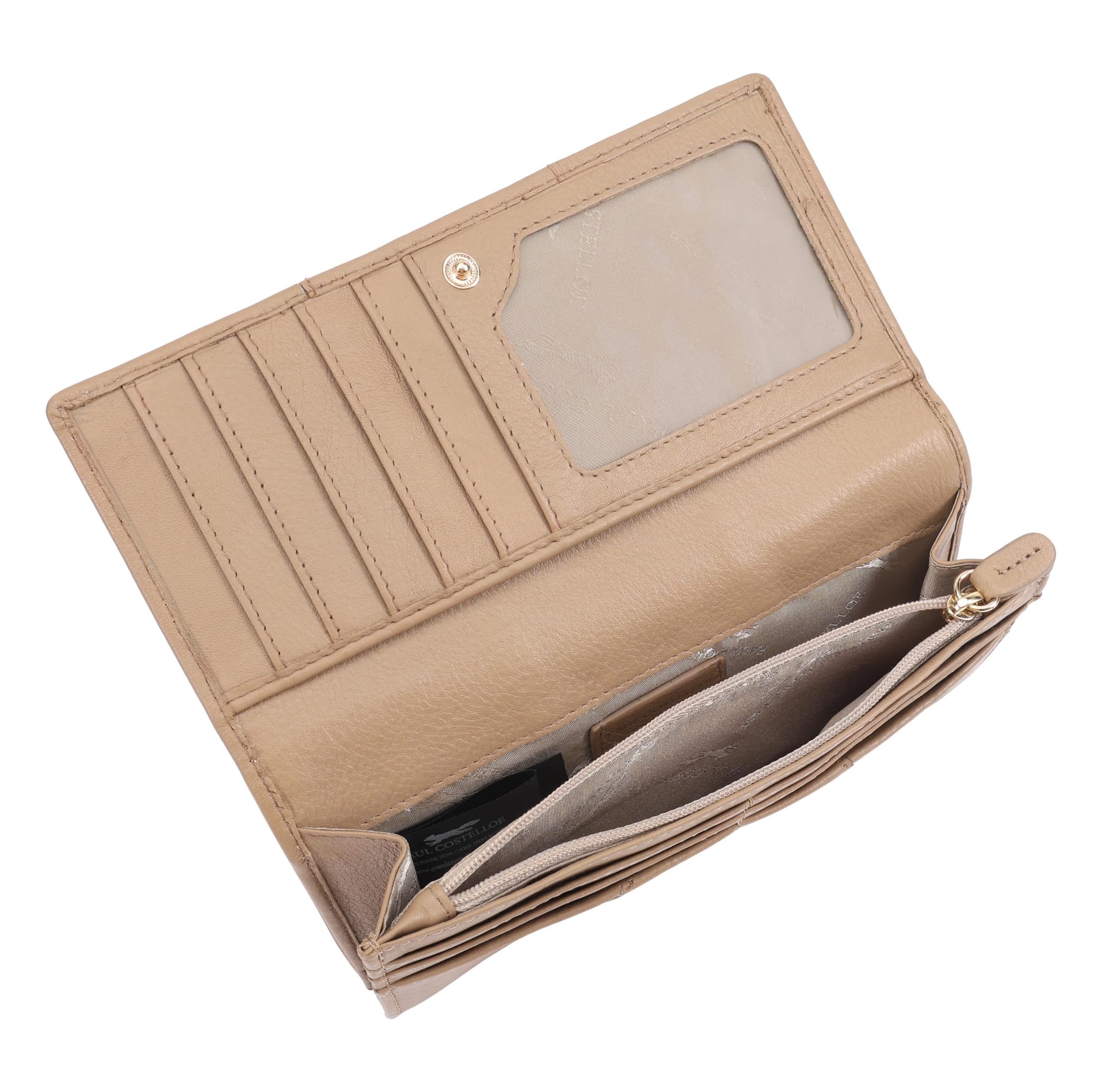 Paul Costelloe Paul Costelloe Women's Briallen Leather Purse in Light Brown - 4