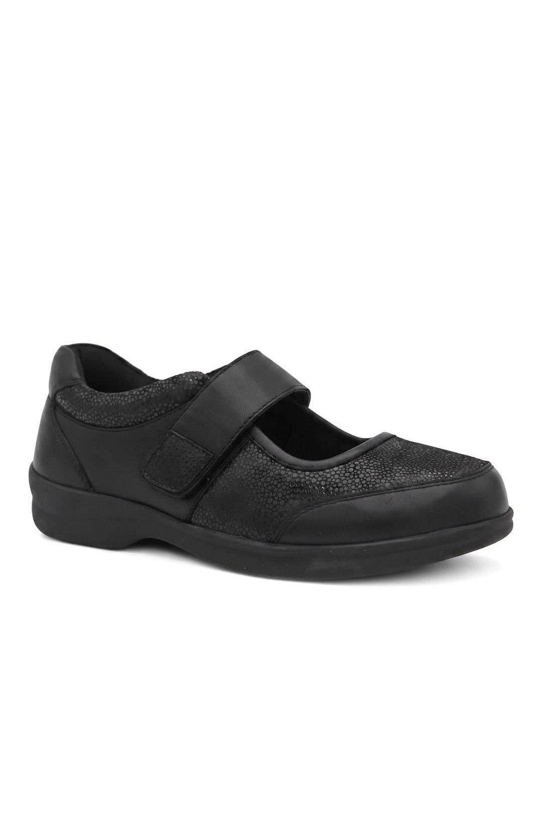 Easyfit Easyfit Women's Single Adjustable Strap Mary Janes in Black