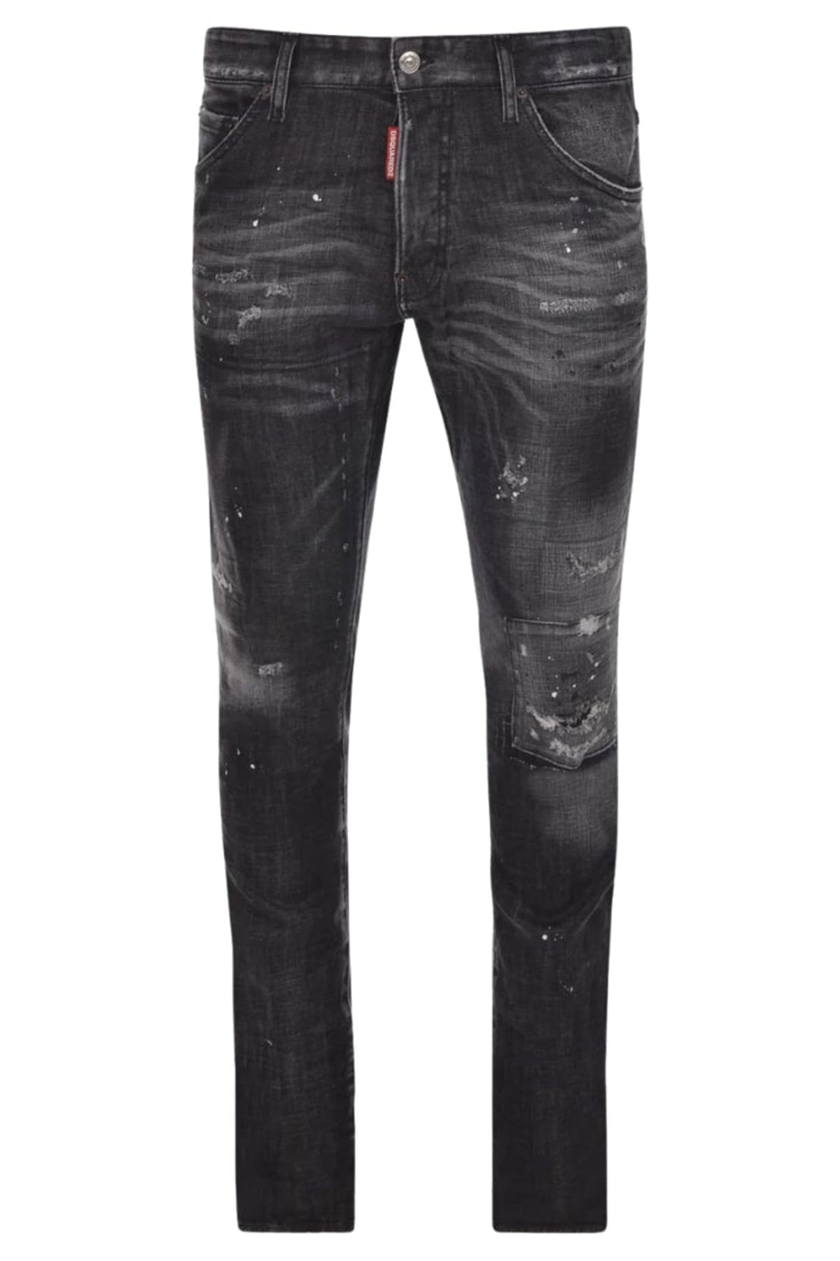 Dsquared2 Dsquared2 Men's Cool Guy Button Fly Slim Fit Jeans in Dark Grey - 1