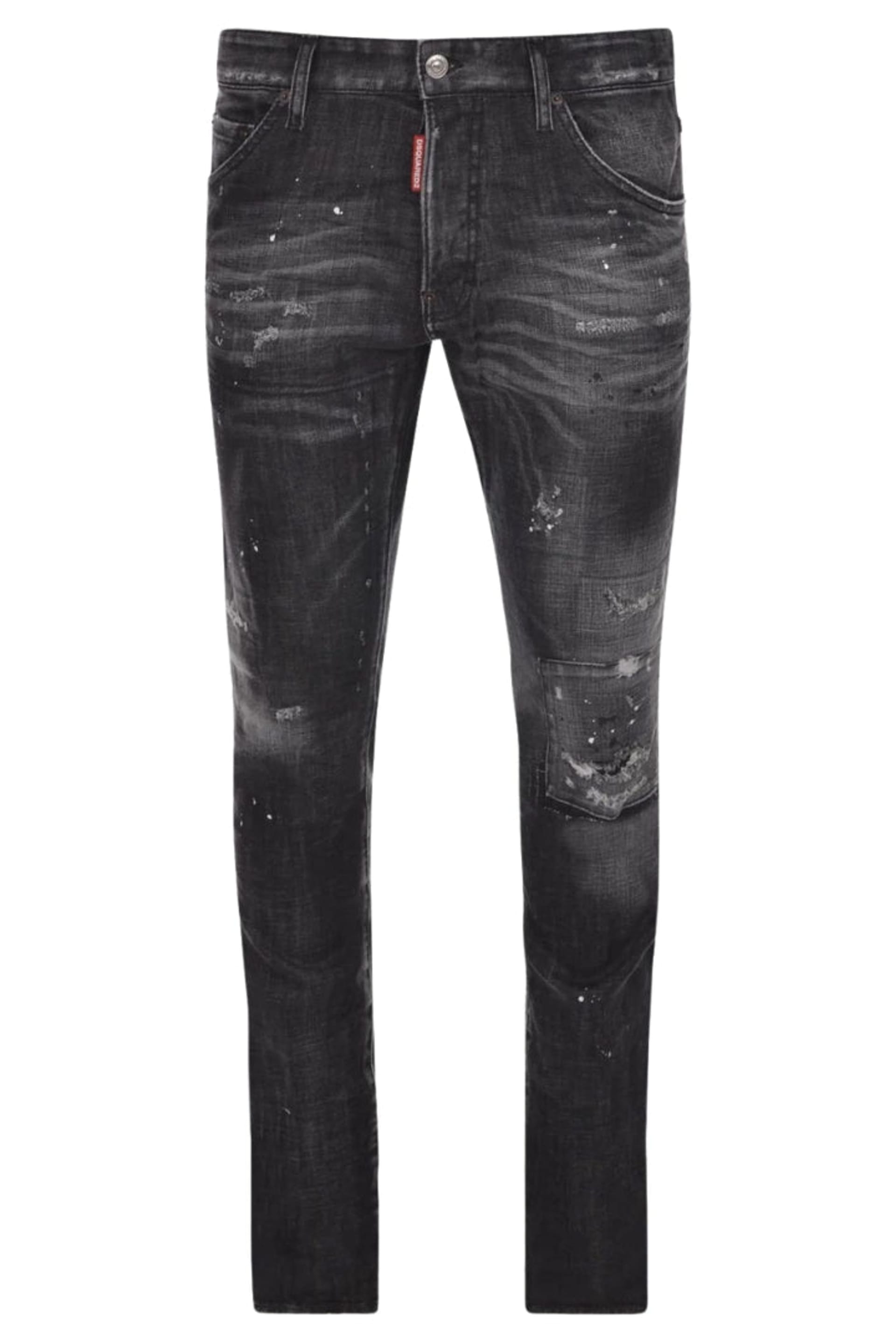 Dsquared2 Men's Cool Guy Button Fly Slim Fit Jeans in Dark Grey