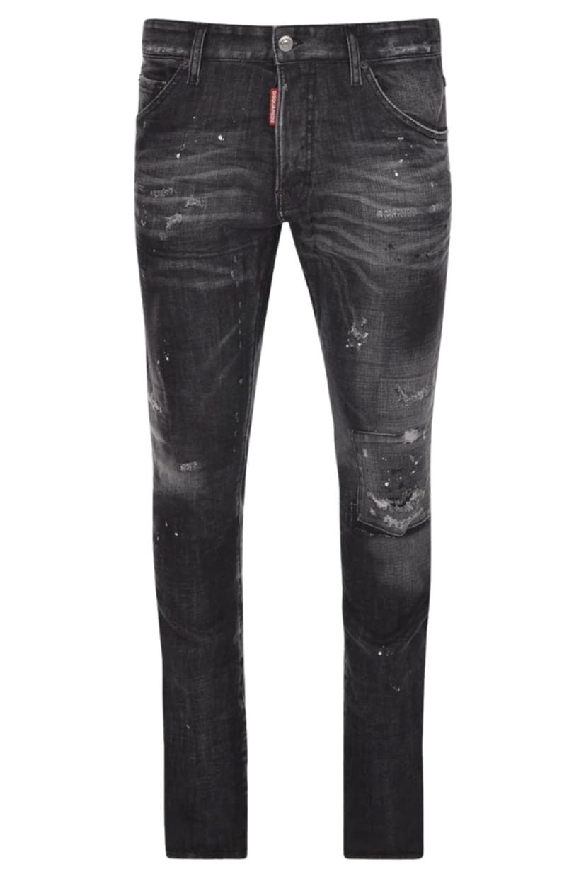 Dsquared2 Dsquared2 Men's Cool Guy Button Fly Slim Fit Jeans in Dark Grey - 1