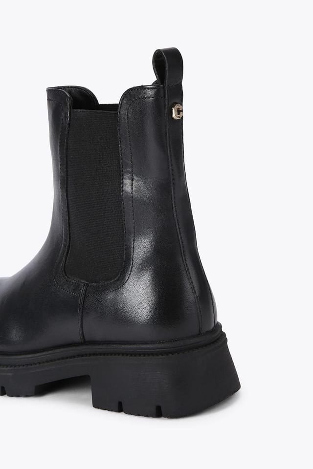 Carvela Carvela Women's 'Malfa Chelsea' Leather Boots in Black - 3
