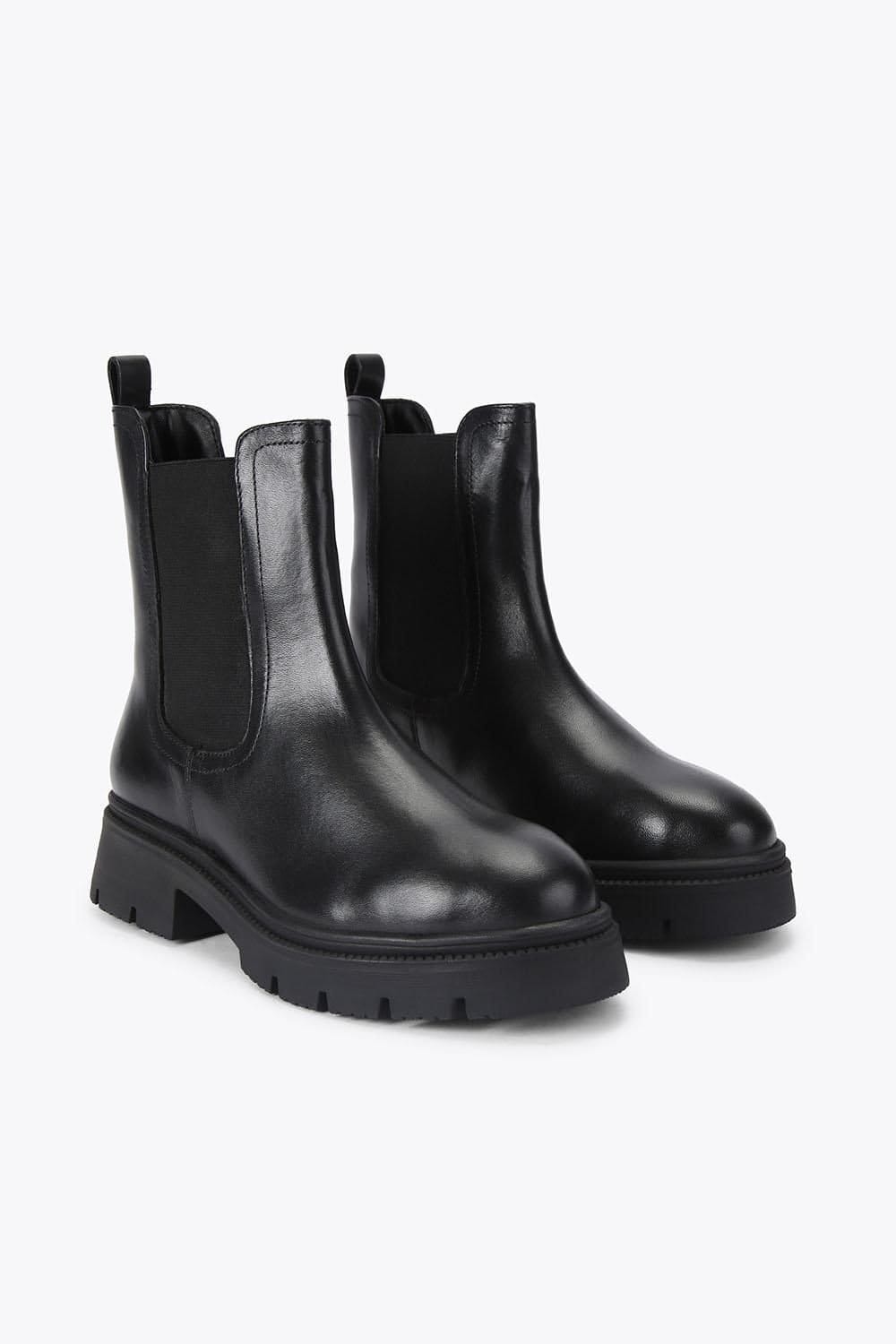 Carvela Carvela Women's 'Malfa Chelsea' Leather Boots in Black - 4
