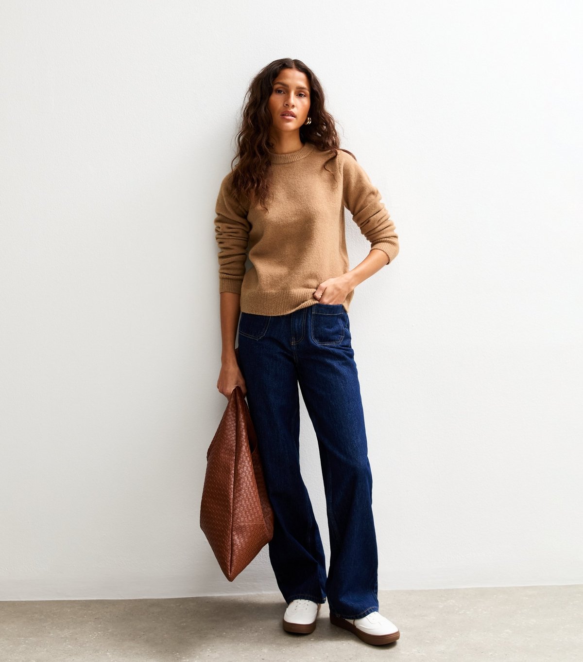 New Look Women's Camel Crew Neck Jumper New Look - 2