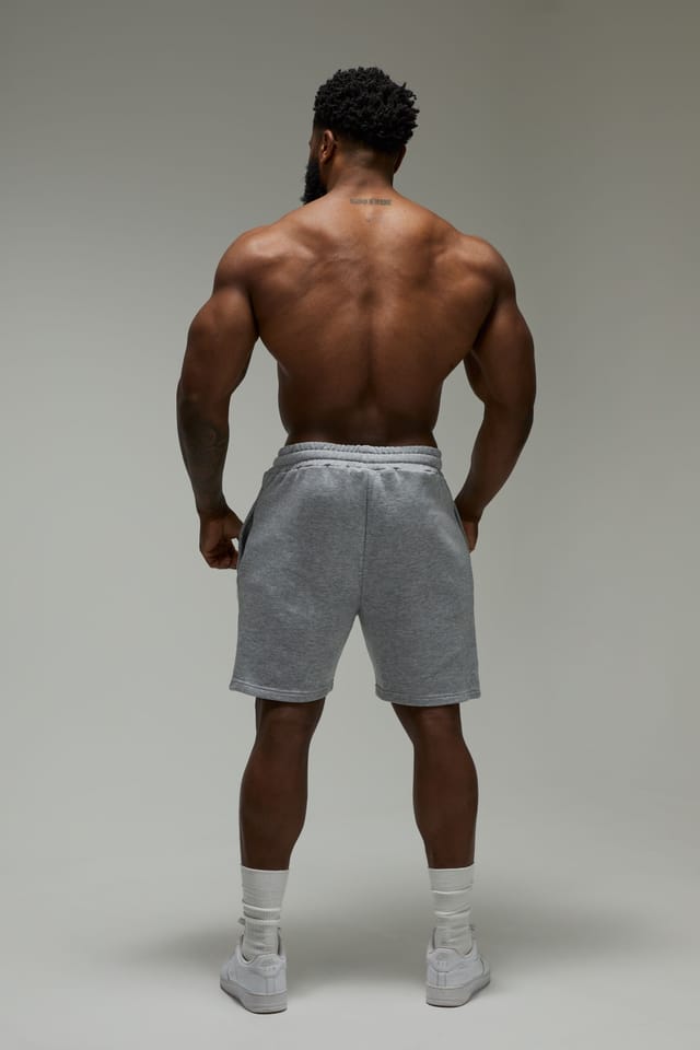 Training Dept. Training Dept. Men's Training Dept 7inch Loose Fit Loopback Short in Grey Marl - 2