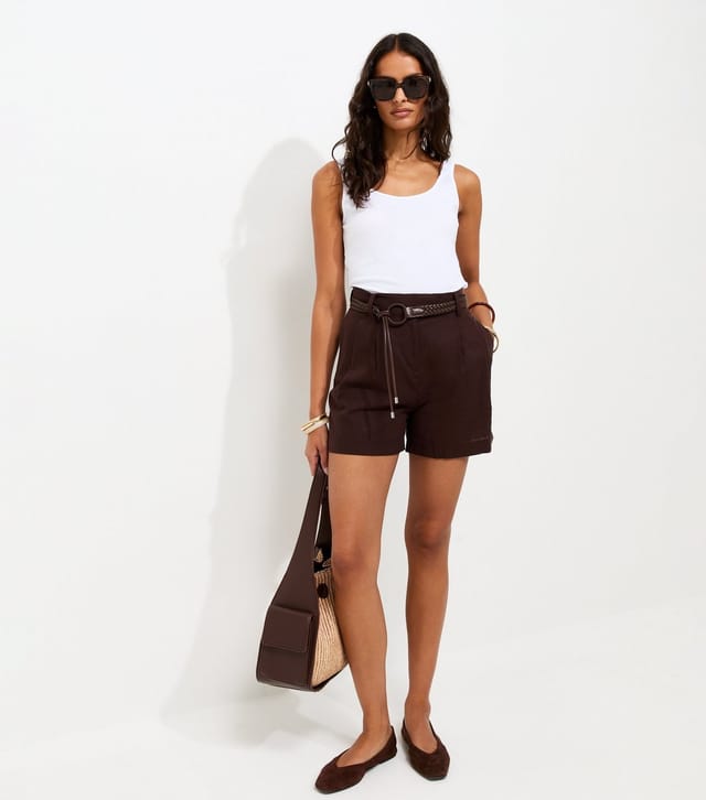 New Look Women's White Cotton Scoop Neck Vest New Look - 2