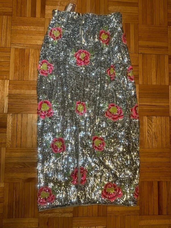 ASOS ASOS Sequin Midi Skirt