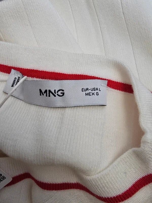 Mango Short dress with contrasting trim

Uk12