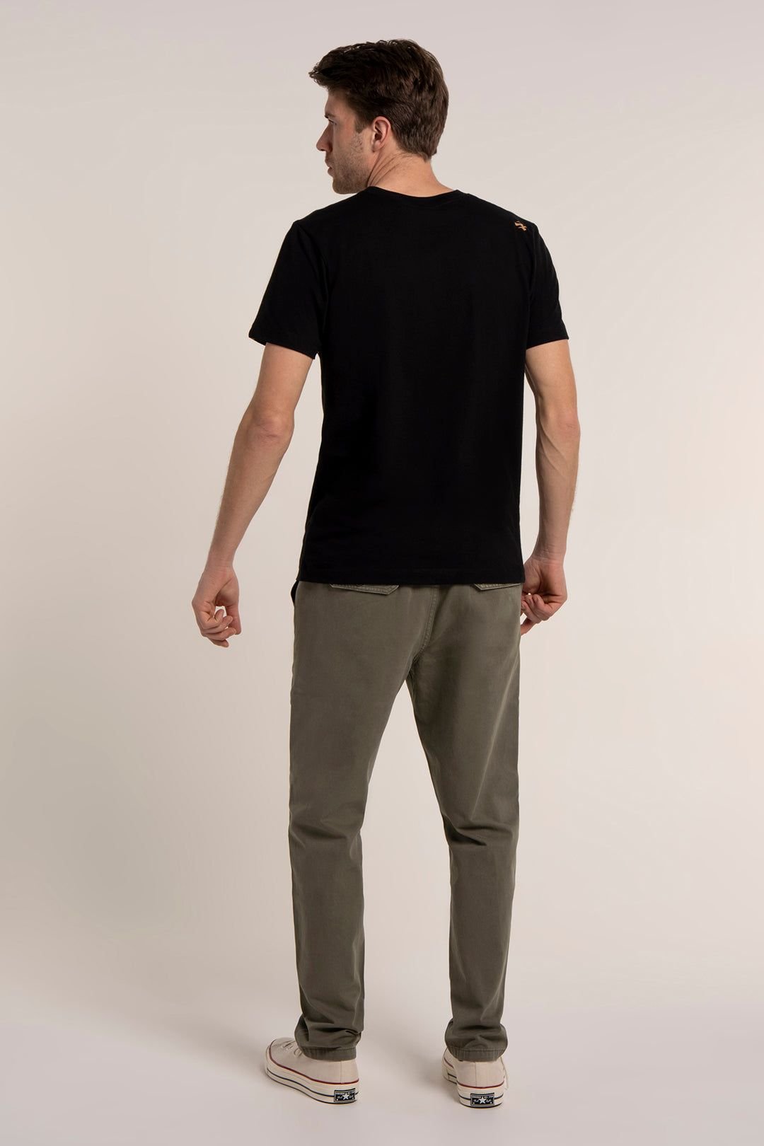 Brakeburn Brakeburn Men's STRIPESHAW T-SHIRT in Black - 2
