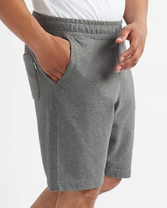 Alse Studio Alse Studio Men's Men`s 100% Cotton Premium Quality Soft Touch Shorts with Pocket in Grey - 3