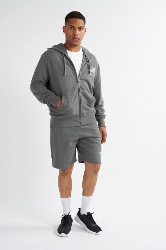 Alse Studio Alse Studio Men's Men`s 100% Cotton Premium Quality Soft Touch Shorts with Pocket in Grey - 4