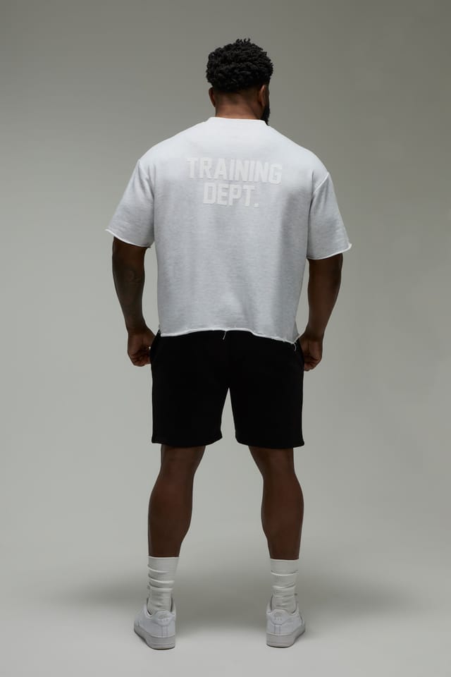 Training Dept. Training Dept. Men's Training Dept Oversized Loopback Pump Cover in Grey Marl - 2